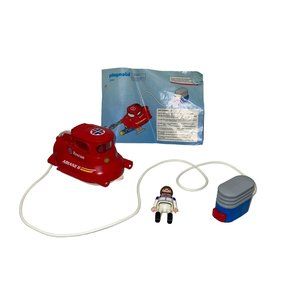 Vintage Playmobil 3064 1999 Geobra Rescue Submarine Vehicle Figure Ariane II